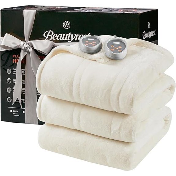 Beautyrest Electric Heated Blanket King Ivory