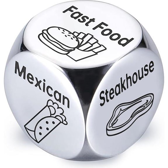 Valentine's Food Decision Dice Gift for Couples