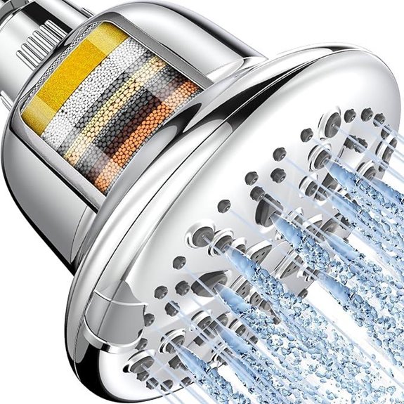 Cobbe 7-Mode High Pressure Shower Head with Filter