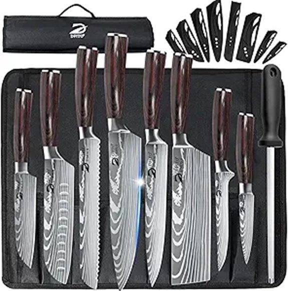 Dfito 9-Piece Professional Chef Knife Set