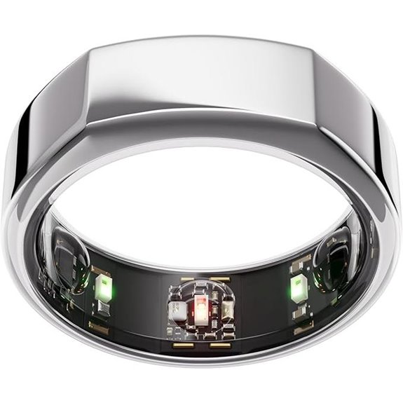 Oura Gen3 Heritage Silver Smart Ring with Sizing Kit