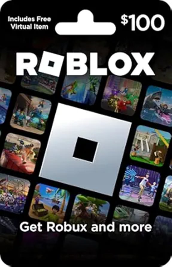 Roblox $100 Gift Card with Free Virtual Item