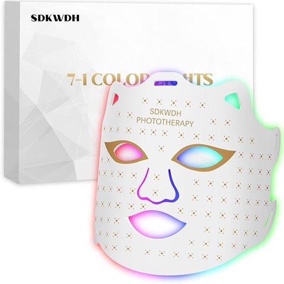 Red Light Facial Mask with 7-Color Infrared