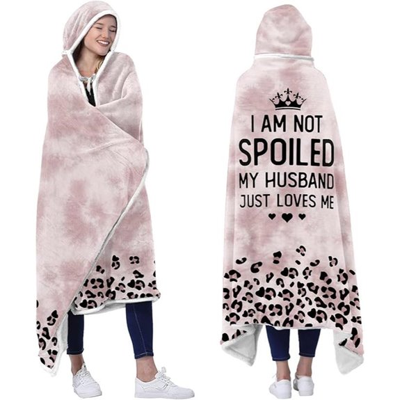 Spoiled Wife Fleece Hoodie - Mothers Day & Birthday Gift