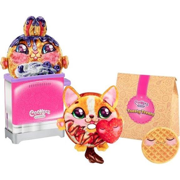Cookeez Toasty Treatz Toaster with Plush Surprise (2 Pack)