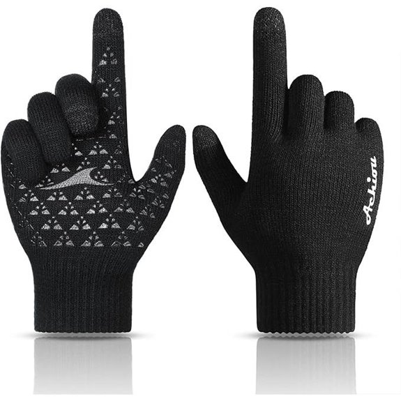 Achiou Winter Touchscreen Gloves for Men Women