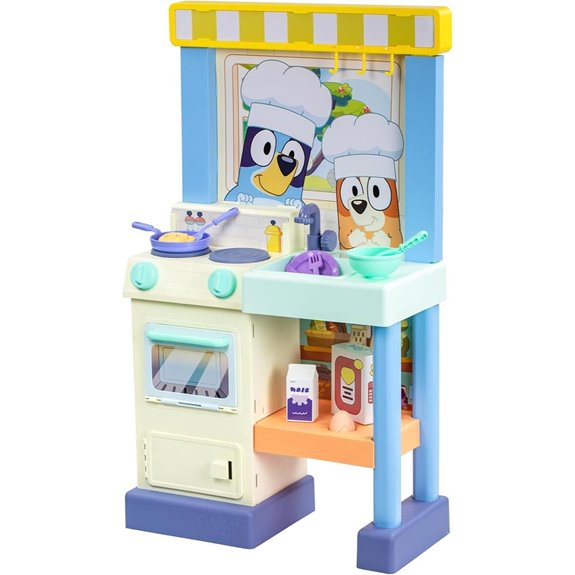 Bluey Kid's Kitchen Play Set with Accessories