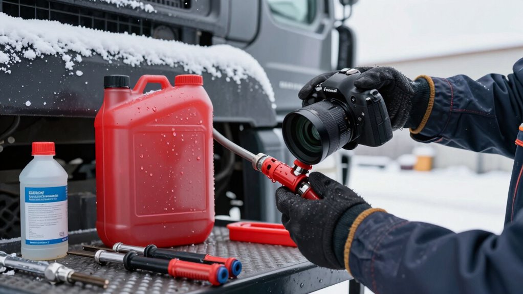 apply anti freeze correctly