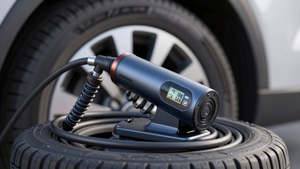 auto shutoff ensures precise inflation