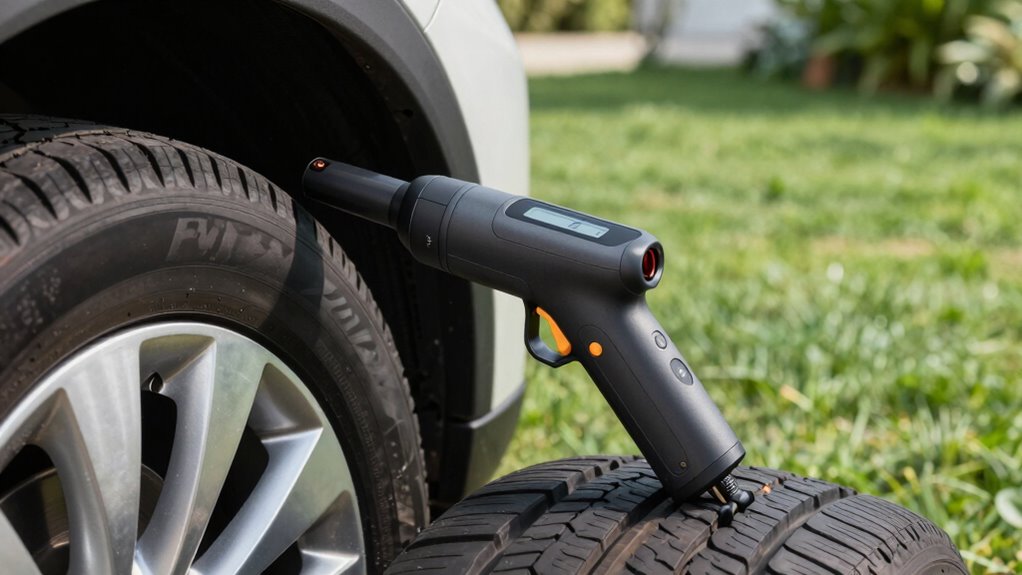 auto shutoff ensures safe inflation