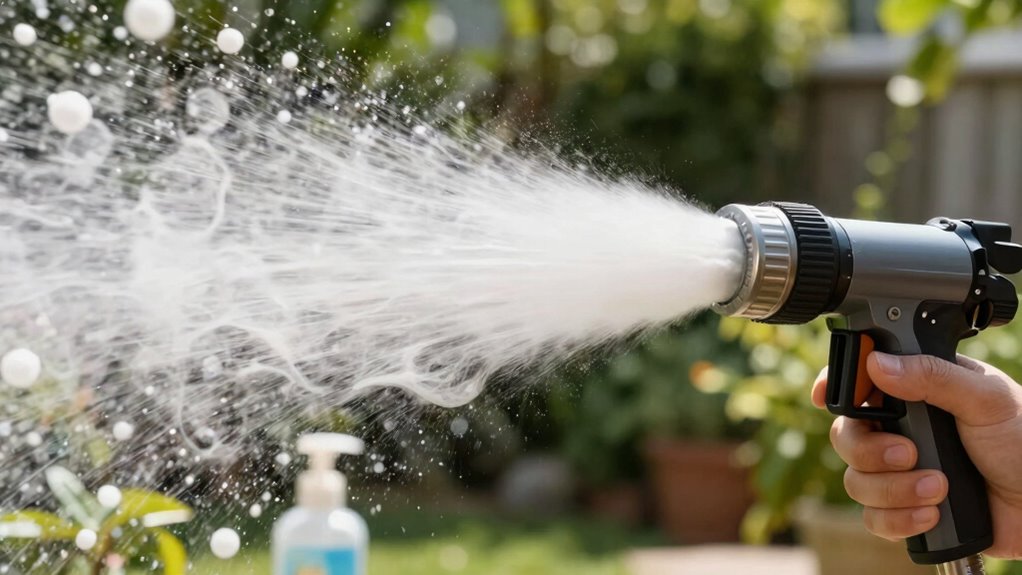 check nozzle and soap