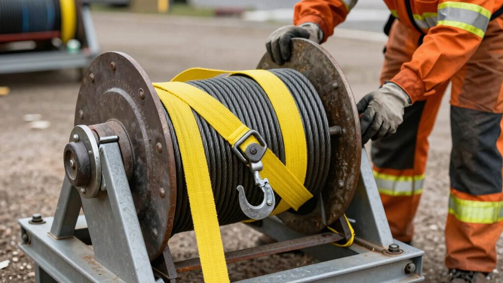 check winch safety precautions
