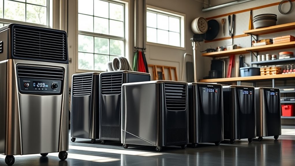 choosing garage dehumidifier features