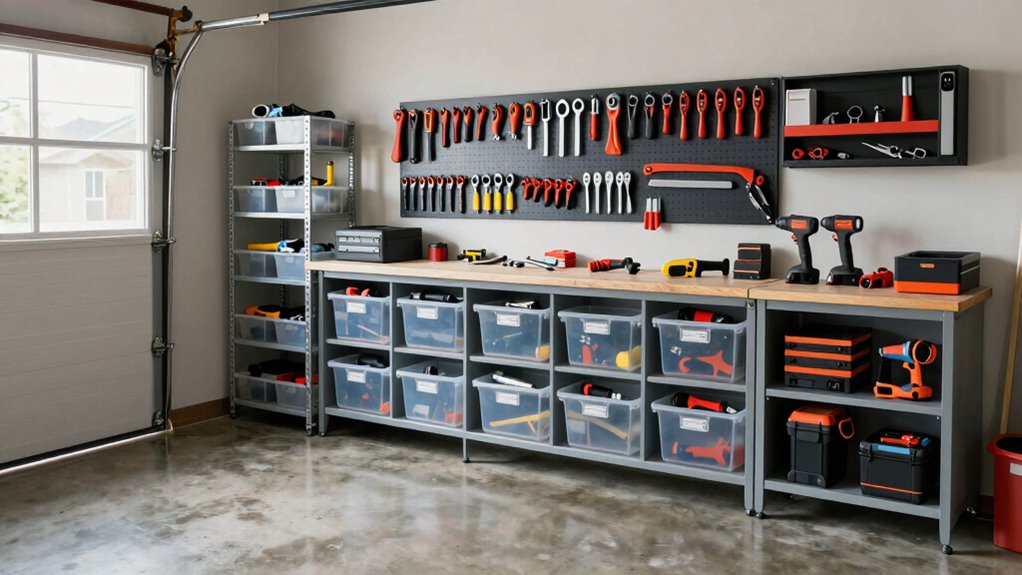 consistent garage cleaning routine