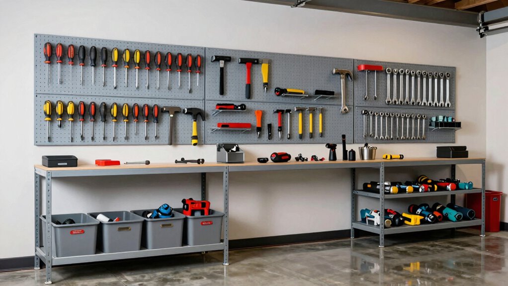 efficient accessible garage organization