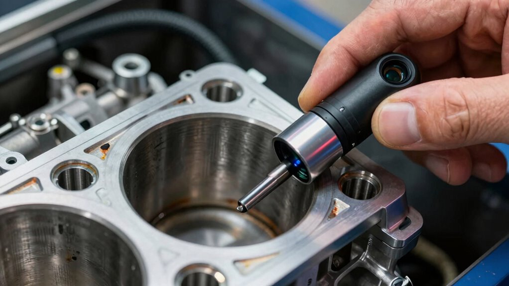 engine damage signs detection