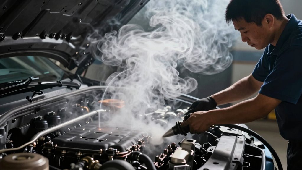 identify smoke leak points