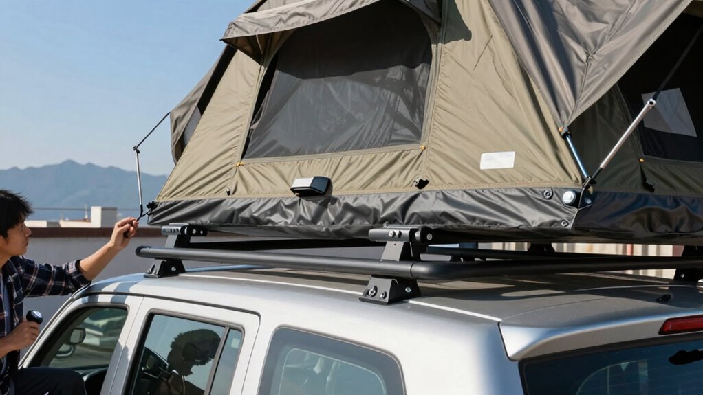 inspect roof rack fittings
