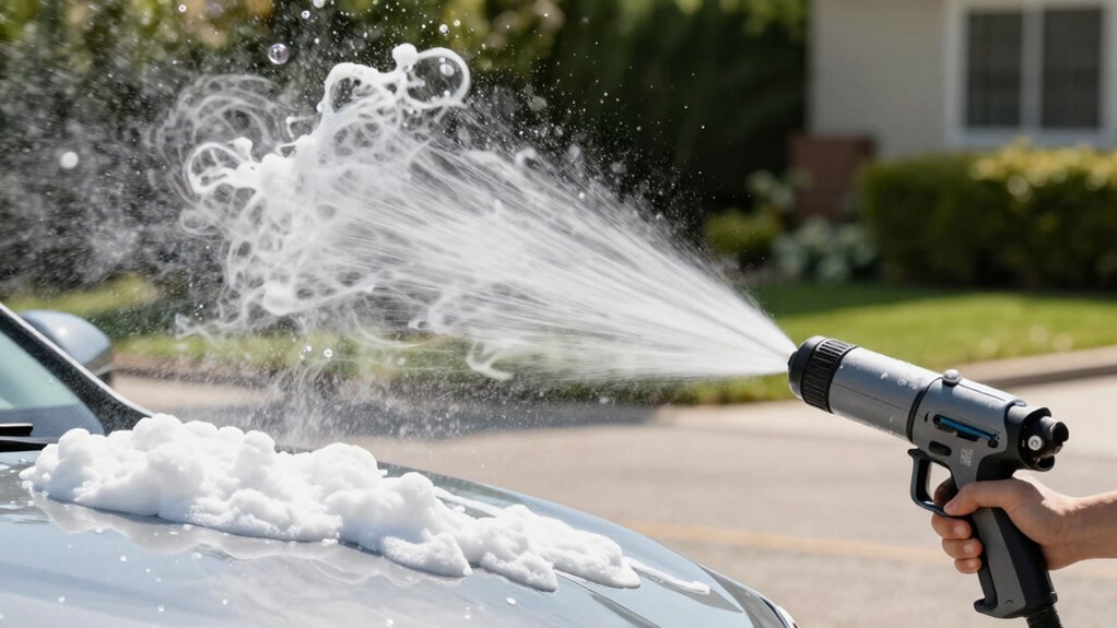 optimize foam cannon settings