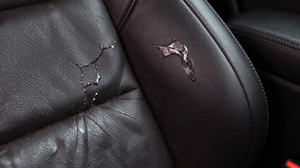 overconditioning leather seats