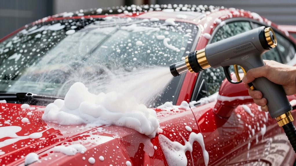 pressure washer compatibility and foam quality
