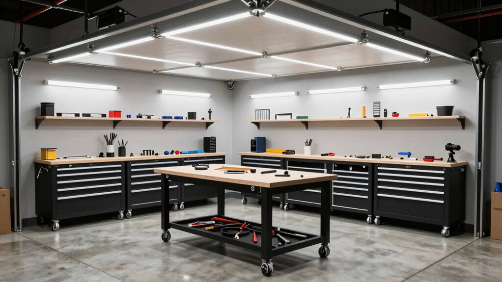 proper garage lighting enhances safety