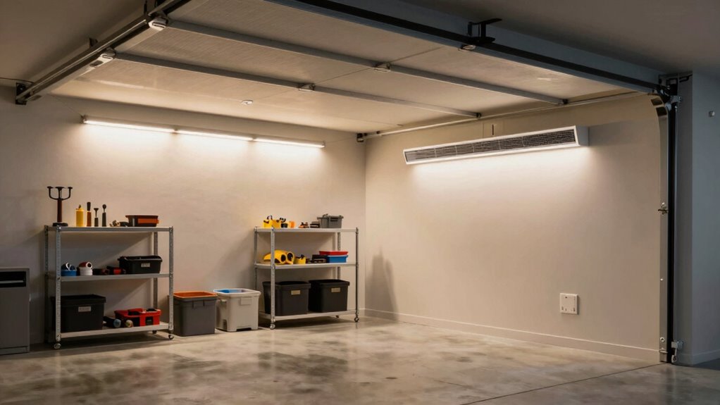 safe garage heater installation