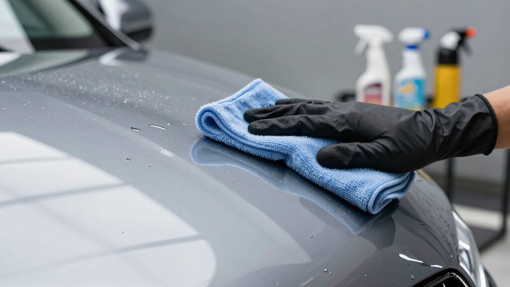 thorough cleaning ensures adhesion