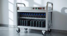 top battery charger carts