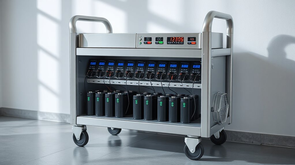 top battery charger carts