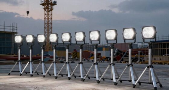 top battery work light tripods