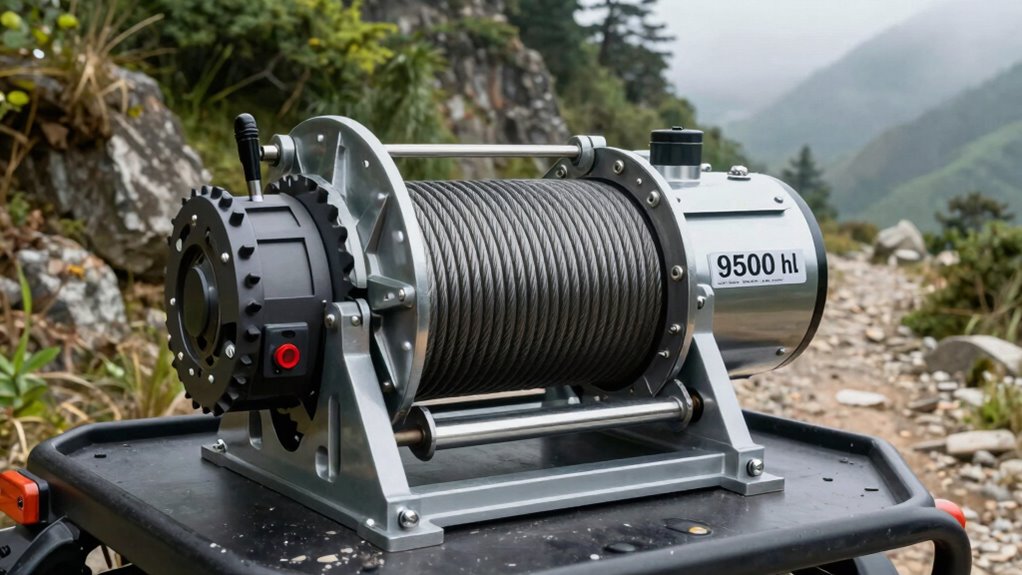 top electric winch 9500 lb