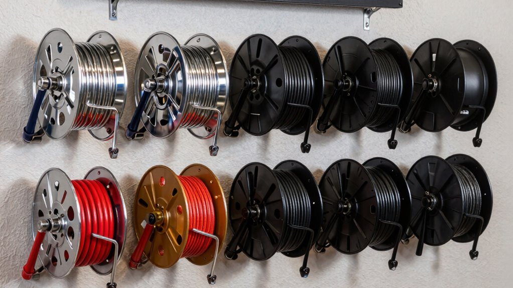top garage air hose reels