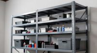 top heavy duty garage shelves