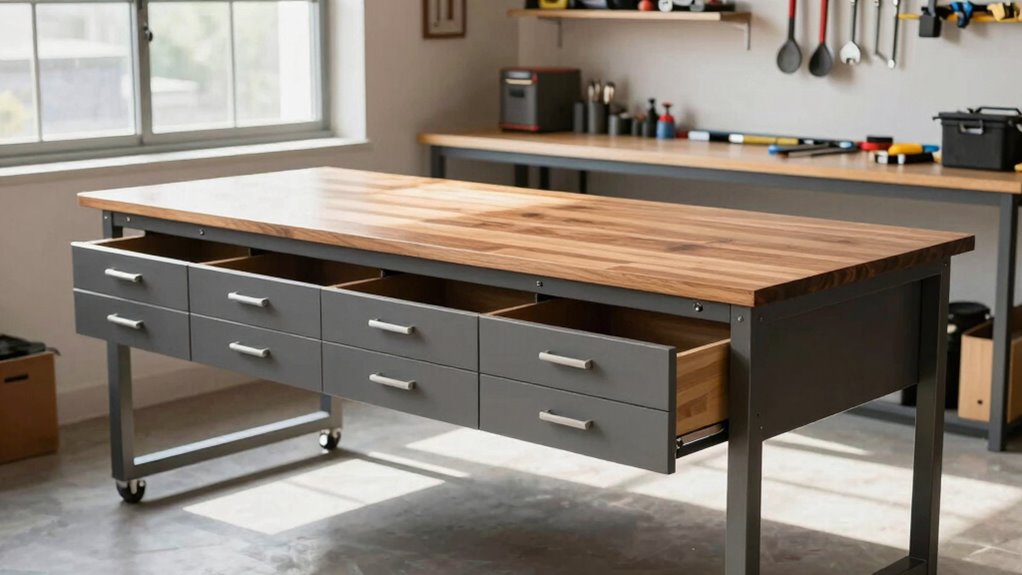 top heavy duty workbenches
