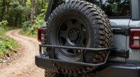 top hitch spare tire carriers