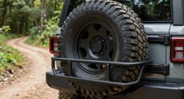 top hitch spare tire carriers