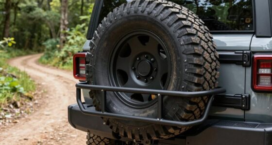 top hitch spare tire carriers