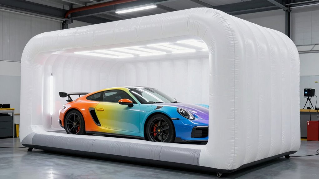 top inflatable car paint booths