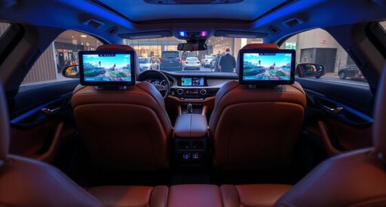 top rear seat entertainment options