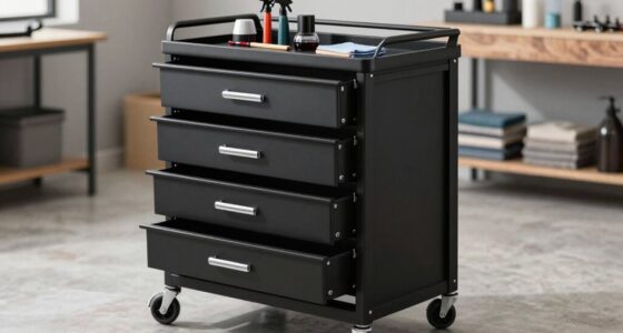 top rolling detailing carts
