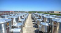 top waste oil tanks