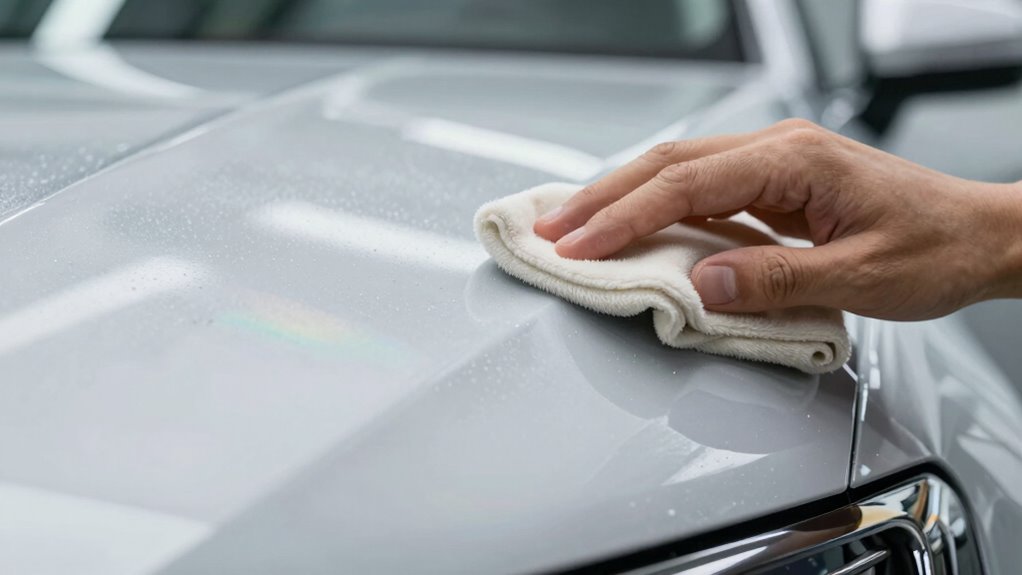 use fine polish carefully