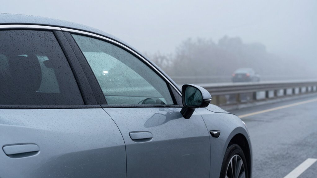 weather impacts blind spot sensors