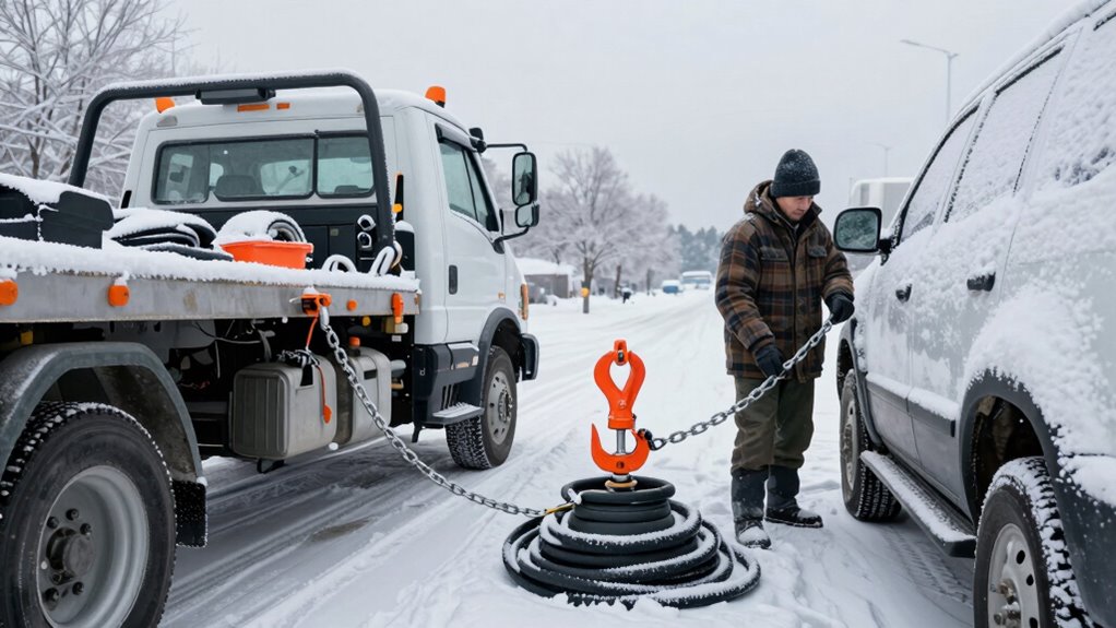 winter towing safety checklist