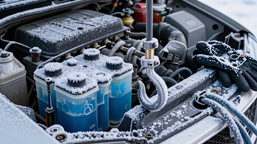 winter vehicle fluid maintenance