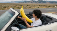 Man Driving Giant Banana Gets Pulled Over in Montana