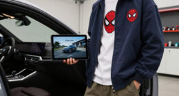 BMW Spider-Man In-car Advertising