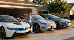 A BMW I8, Tesla Model Y, And Audi E-Tron GT All Drag Race, But The Results Are Closer Than You'd Think