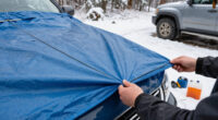 Campers Are Wrapping Their Cars In Tarps To Keep Antifreeze-Addicted Marmots Away